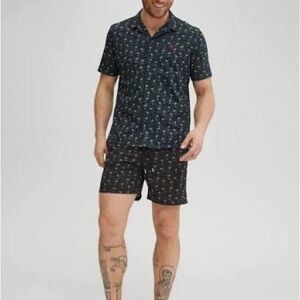 Stone Rose Martini Short Sleeve. Black. M. NWT